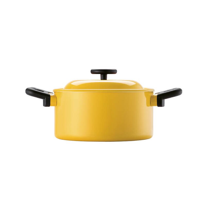 LocknLock Nồi Decor Ih - 22cm - Màu Vàng - LDE1222IH, , large image number null